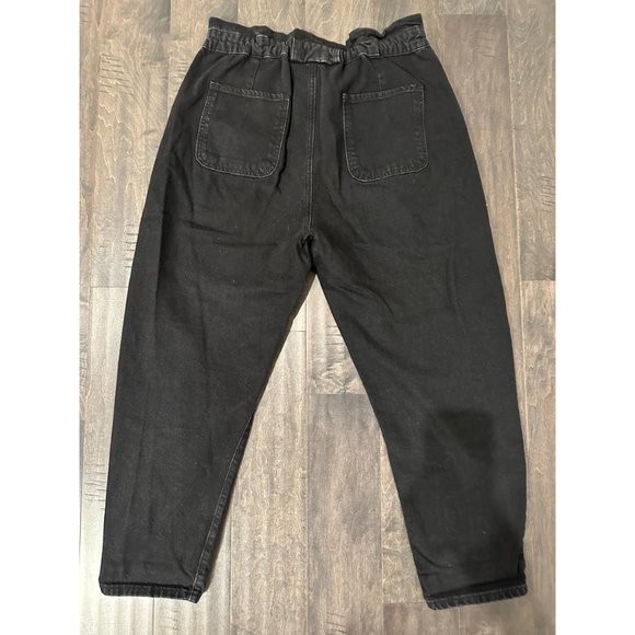 Zara Jeans Zara Womens Paper Bag Style Cinch Waist Jeans Poshmark